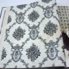 Decowall Royal Port 8804-04 Duvar Kağıdı Siyah Simli Damask Desen