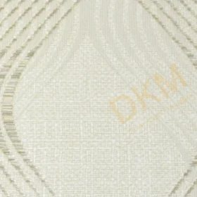 Alternative view of Decowall Royal Port 8807-04 Duvar Kağıdı Krem Simli Geometrik Desenli