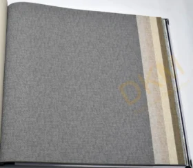 Som Vivo 33290-7 Duvar Kağıdı Koyu Gri Kendinden Desenli