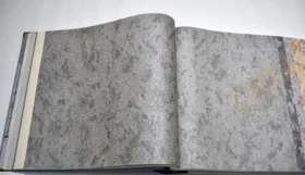 Som Vivo 33370-7 Duvar Kağıdı Gri Eskitme Desenli