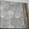 Som Vivo 33590-5 Duvar Kağıdı Gri Geometrik Desenli