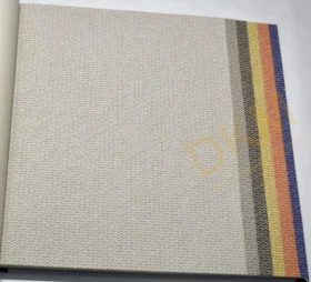 Som Vivo 33670-5 Duvar Kağıdı Açık Krem Simli Hasır Desenli