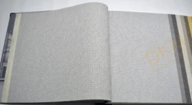 Som Vivo 33670-9 Duvar Kağıdı Açık Gri Simli Hasır Desenli