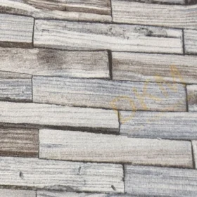 Alternative view of Som Vivo 33770-2 Duvar Kağıdı Kahverengi Taş Desenli Mavi