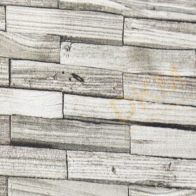 Alternative view of Som Vivo 33770-6 Duvar Kağıdı Açık Kahve Taş Desenli Beyaz