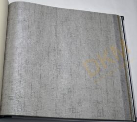 Som Vivo 33870-4 Duvar Kağıdı Gri Simli Kendinden Desenli