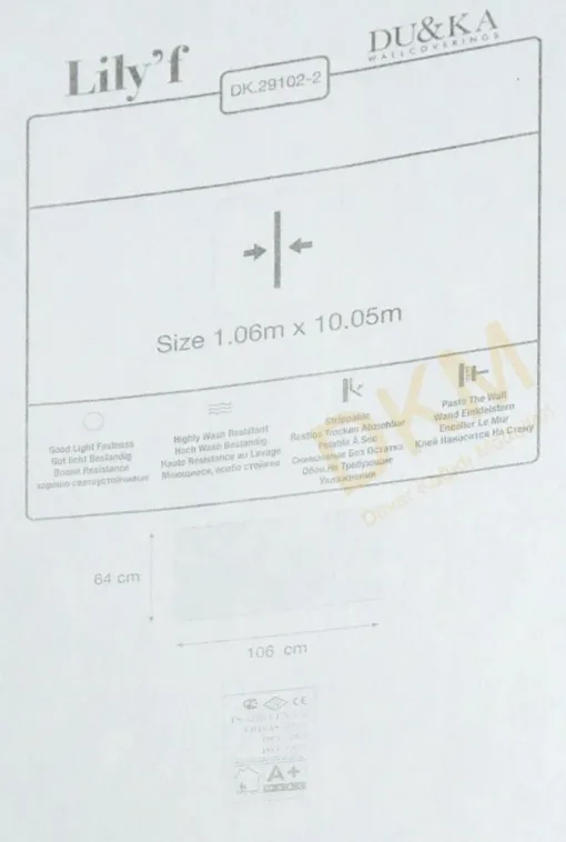 Duka Fashion dk.29102-2 Duvar Kağıdı 10m² - Görsel 3