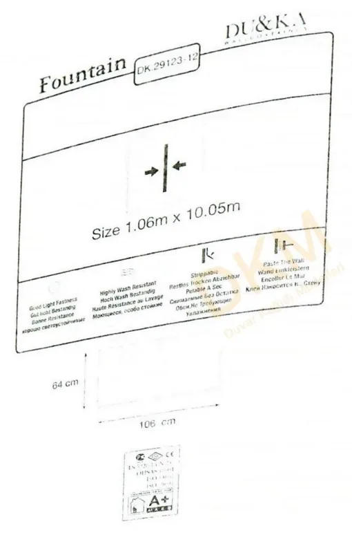 Duka Fashion dk.29123-12 Duvar Kağıdı 10m² - Görsel 3