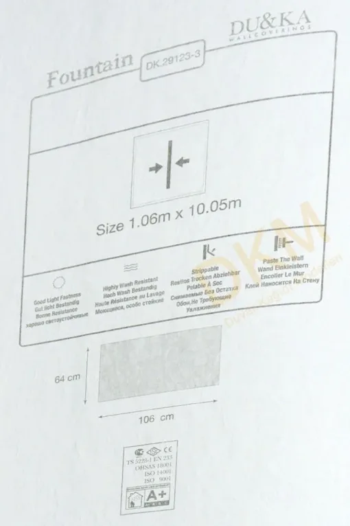 Duka Fashion dk.29123-3 Duvar Kağıdı 10m² - Görsel 3