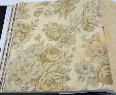 AdaWall Ephes 5806-1 Çiçek yaprak Duvar Kağıdı 10m²