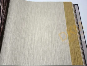 AdaWall Ephes 6801-4 Damarlı çizgili, Simli Duvar Kağıdı 10m²