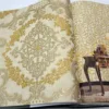 AdaWall Ephes 6802-4 Damask büyük, Simli Duvar Kağıdı 10m²