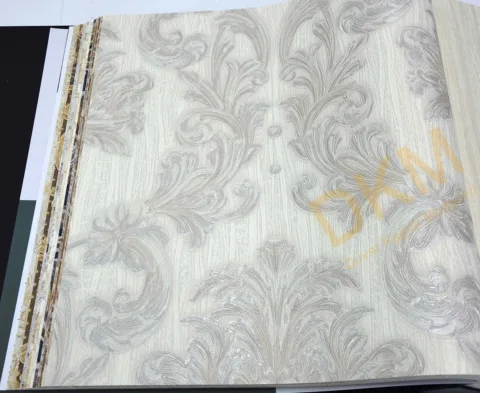 AdaWall Ephes 6808-6 Damask büyük, Simli Duvar Kağıdı 10m²