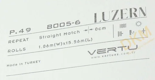 Vertu Luzern 8005-6 Hasır Duvar Kağıdı 16m² - Görsel 3