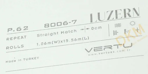 Vertu Luzern 8006-7 Kesik çizgili Duvar Kağıdı 16m² - Görsel 3