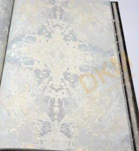 İthal Afra 8023-6 80236 Eskitme damask Duvar Kağıdı 16m²
