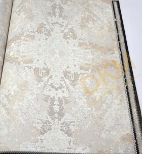 İthal Afra 8023-7 80237 Eskitme damask Duvar Kağıdı 16m²