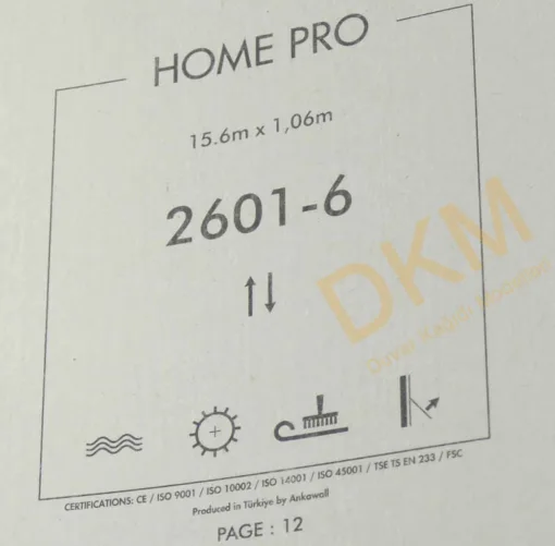 Ankawall Home Pro 2601-6 İnce çizgili Duvar Kağıdı 16m² - Görsel 3