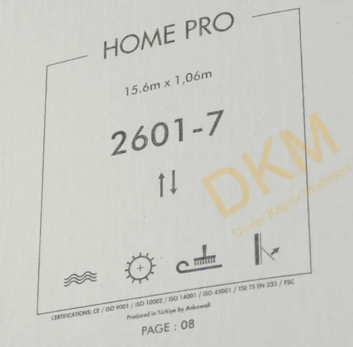 Ankawall Home Pro 2601-7 İnce çizgili Duvar Kağıdı 16m² - Görsel 3