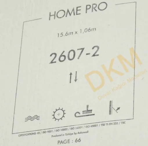 Ankawall Home Pro 2607-2 Çizgili alacalı Duvar Kağıdı 16m² - Görsel 3