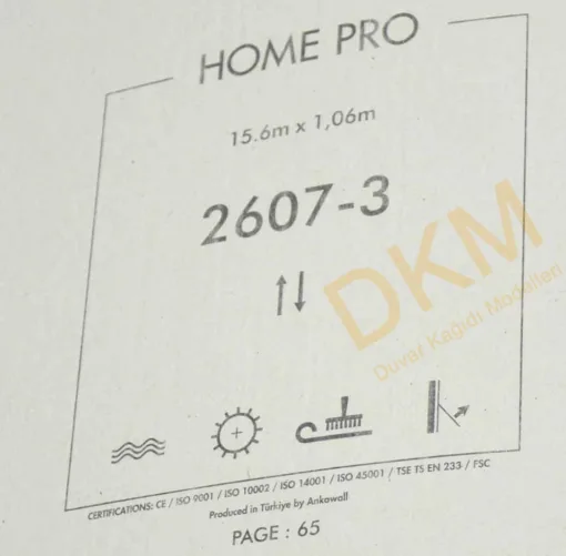 Ankawall Home Pro 2607-3 Çizgili alacalı Duvar Kağıdı 16m² - Görsel 3