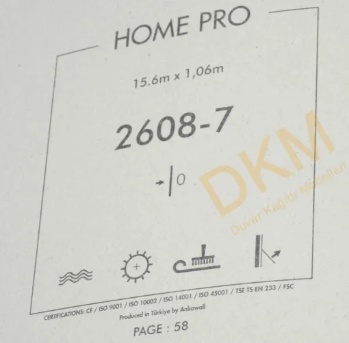 Ankawall Home Pro 2608-7 İnce çizgili Duvar Kağıdı 16m² - Görsel 3