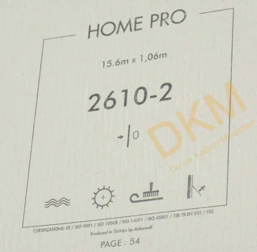 Ankawall Home Pro 2610-2 Kesik çizgili Duvar Kağıdı 16m² - Görsel 3