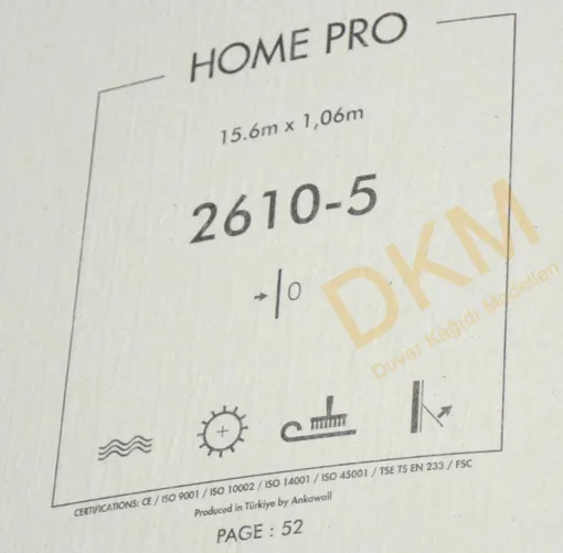 Ankawall Home Pro 2610-5 Kesik çizgili Duvar Kağıdı 16m² - Görsel 3