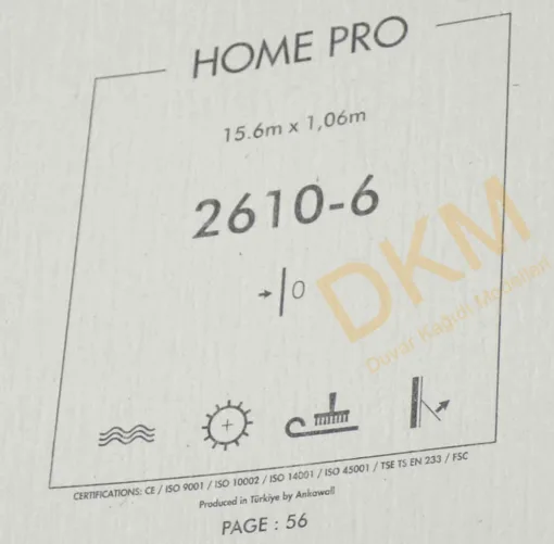 Ankawall Home Pro 2610-6 Kesik çizgili Duvar Kağıdı 16m² - Görsel 3