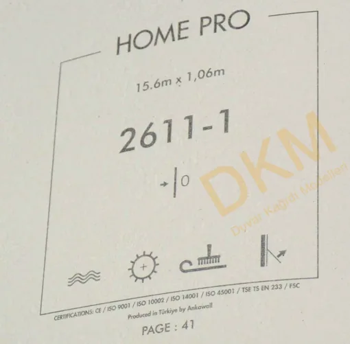 Ankawall Home Pro 2611-1 Çizikli sıva Duvar Kağıdı 16m² - Görsel 3