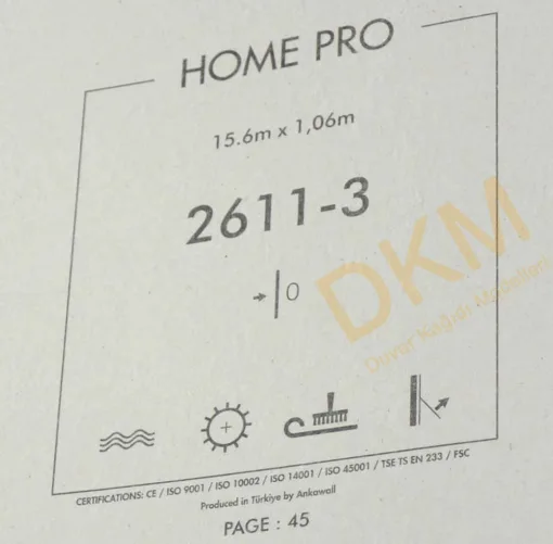 Ankawall Home Pro 2611-3 Çizikli sıva Duvar Kağıdı 16m² - Görsel 3