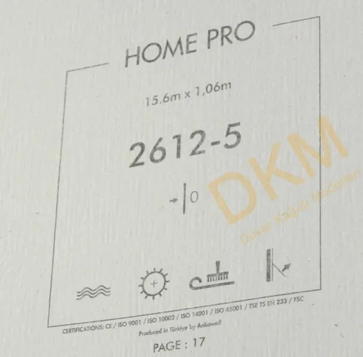 Ankawall Home Pro 2612-5 Yatay ve dikey çizgili Duvar Kağıdı 16m² - Görsel 3