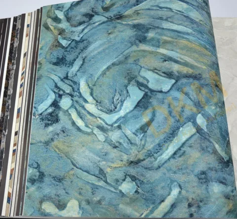 Duka Messy Dk.306-04 Dalgalı Duvar Kağıdı 10m²