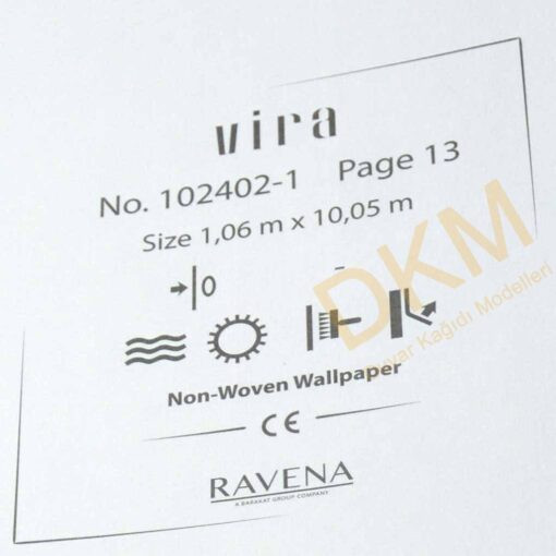 Ravena Vira 102402-1 Düz kumaş Duvar Kağıdı 10m² - Görsel 3