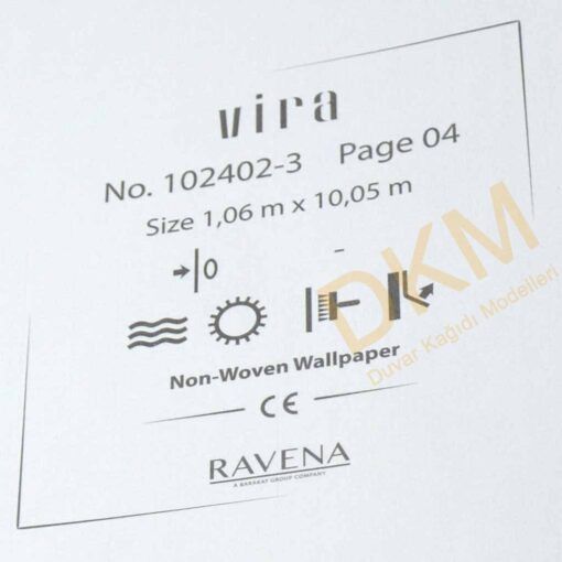 Ravena Vira 102402-3 Düz kumaş Duvar Kağıdı 10m² - Görsel 3