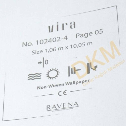 Ravena Vira 102402-4 Düz kumaş Duvar Kağıdı 10m² - Görsel 3