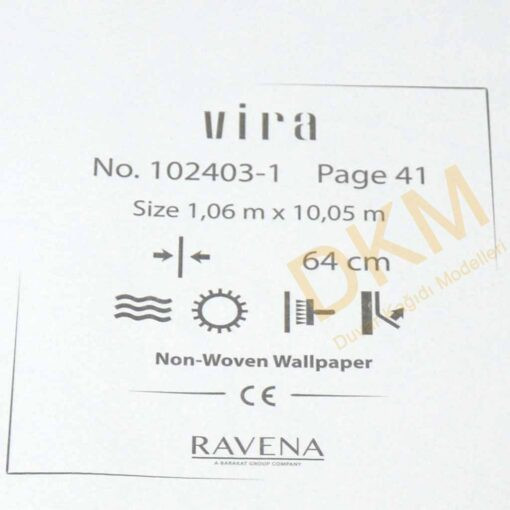 Ravena Vira 102403-1 Yaprak Duvar Kağıdı 10m² - Görsel 3