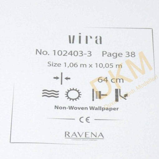 Ravena Vira 102403-3 Yaprak Duvar Kağıdı 10m² - Görsel 3
