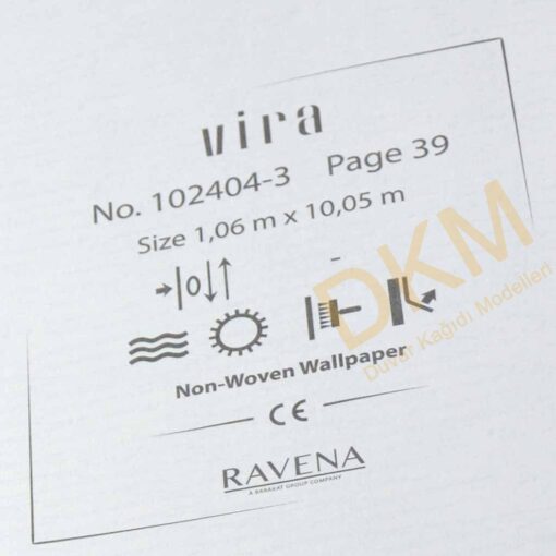 Ravena Vira 102404-3 Tek renk alacalı Duvar Kağıdı 10m² - Görsel 3