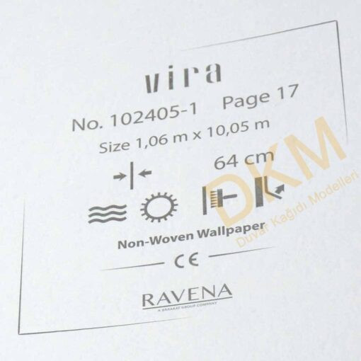 Ravena Vira 102405-1 Tek renk alacalı Duvar Kağıdı 10m² - Görsel 3