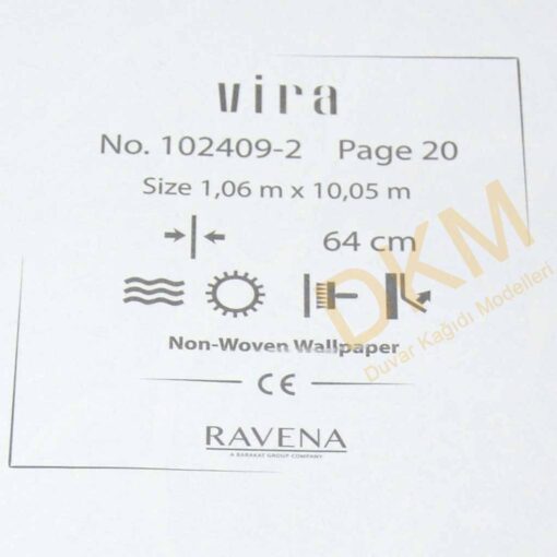 Ravena Vira 102409-2 Damarlı çizgili Duvar Kağıdı 10m² - Görsel 3