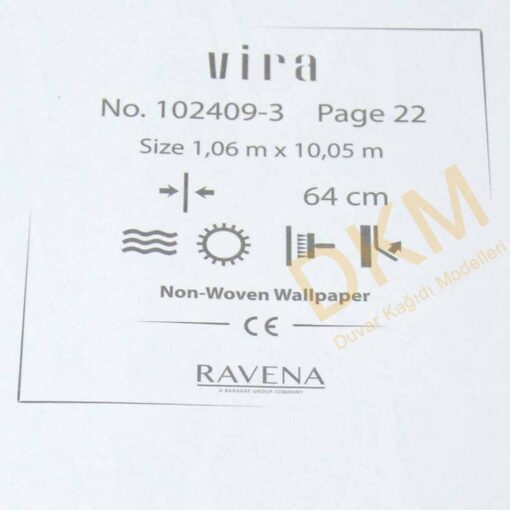 Ravena Vira 102409-3 Damarlı çizgili Duvar Kağıdı 10m² - Görsel 3