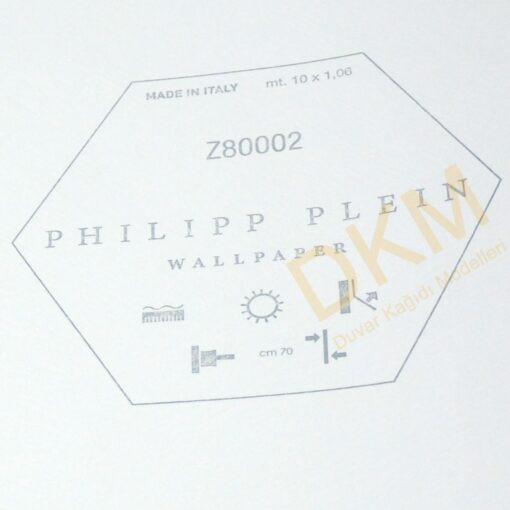 İthal Phillipp Plein Z81-2 Z80002 Geometrik şekiller Duvar Kağıdı 10m² - Görsel 3