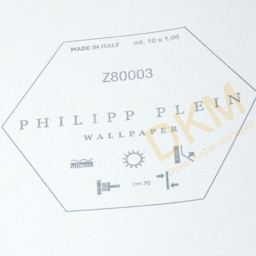 İthal Phillipp Plein Z81-3 Z80003 Geometrik şekiller Duvar Kağıdı 10m² - Görsel 3