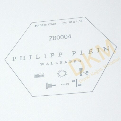 İthal Phillipp Plein Z81-4 Z80004 Geometrik şekiller Duvar Kağıdı 10m² - Görsel 3