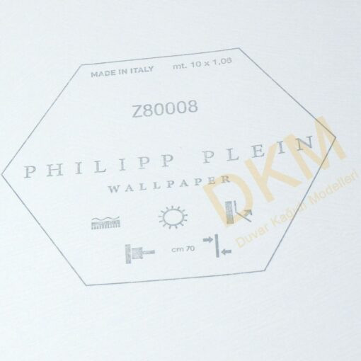 İthal Phillipp Plein Z81-8 Z80008 Geometrik şekiller Duvar Kağıdı 10m² - Görsel 3