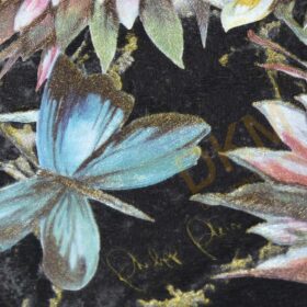 Alternative view of İthal Phillipp Plein Z82-1 Z80011 Çiçek yaprak Duvar Kağıdı 10m²