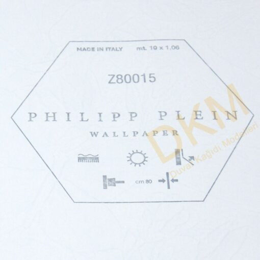 İthal Phillipp Plein Z82-1 Z80015 Çiçek yaprak Duvar Kağıdı 10m² - Görsel 3