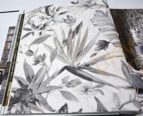 İthal Phillipp Plein Z82-1 Z80017 Çiçek yaprak Duvar Kağıdı 10m²