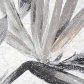 Alternative view of İthal Phillipp Plein Z82-1 Z80017 Çiçek yaprak Duvar Kağıdı 10m²